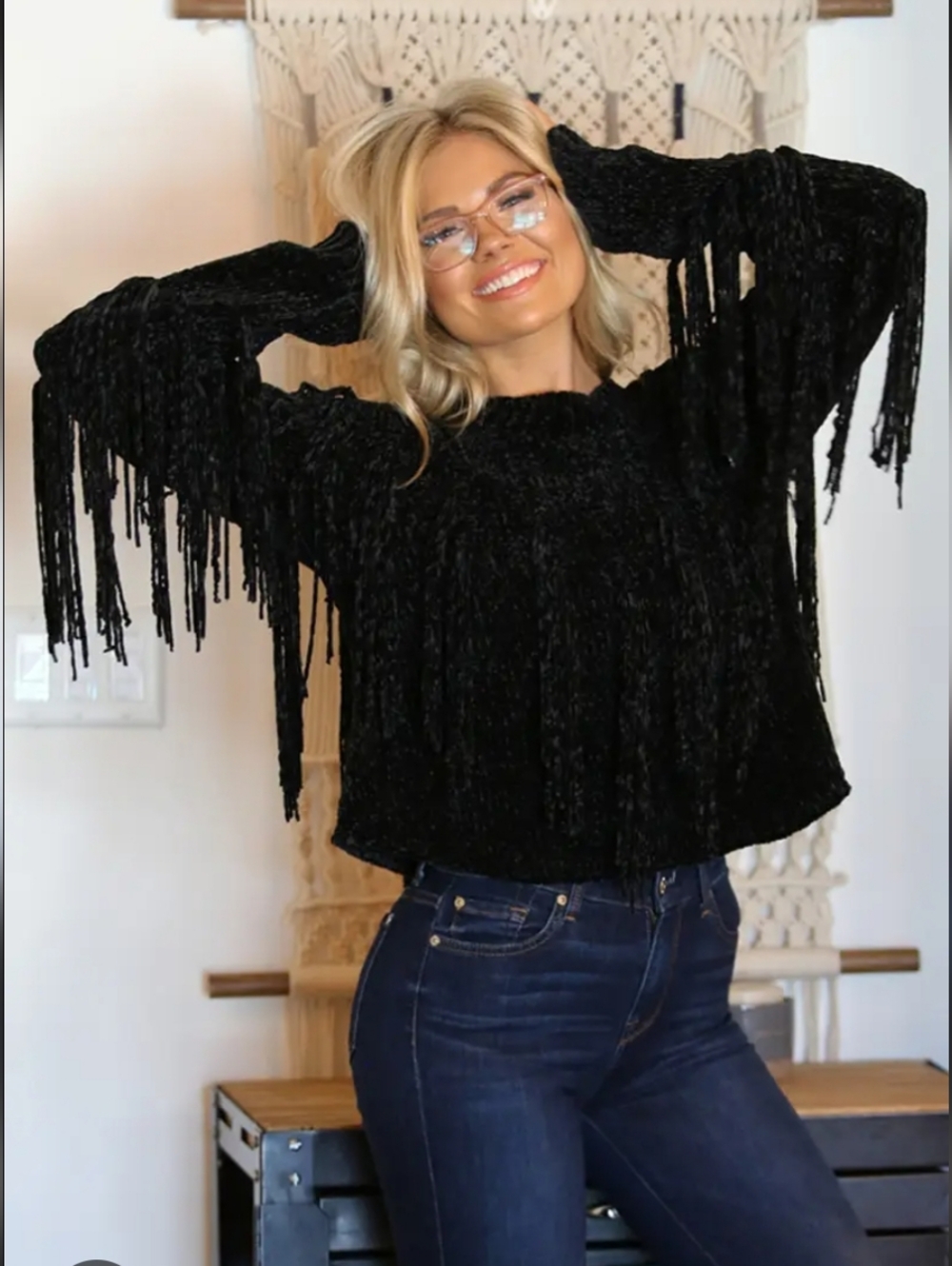 Fringe Sweater  Nostalgia